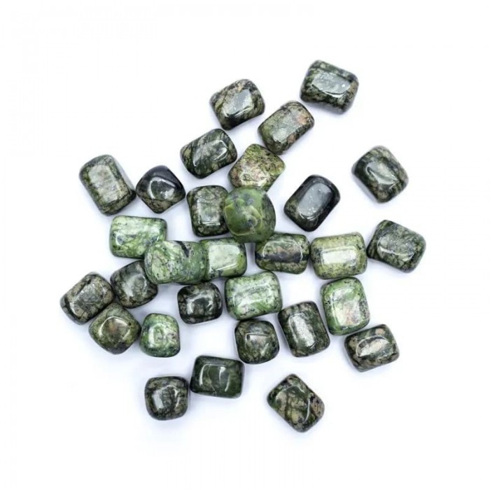 Πράσινη Σερπεντίνη - Green Serpentine Βότσαλα - Πέτρες (Tumblestones)